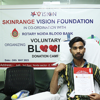 BLOOD DONATION CAMP ORGANISED BY SK VISION FOUNDATION